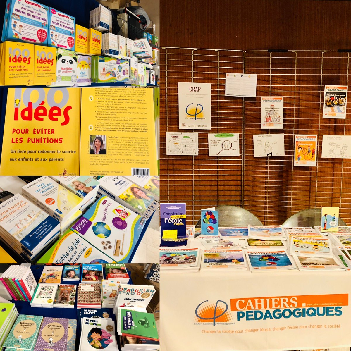 Des stands et une petite librairie pour accompagner votre journée! <a href="/InnovEducatives/">Innov’Actions Educatives</a> le dernier livre de <a href="/costamarie20/">Costa Marie</a> et de nombreuses associations: <a href="/OCCE_FD/">Fédération Nationale OCCE</a> <a href="/Kiwanis/">Kiwanis</a> <a href="/AGEEM_National/">AGEEM National</a> et pleins d’autres
