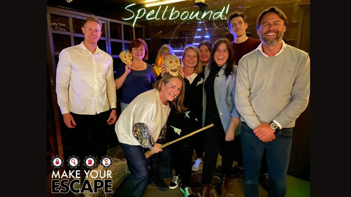 ProductChain's tweet image. Still on a bit of a high this morning from a really fun team day yesterday. Yes, we did escape and with a whole 1 minute 22 seconds to spare 😀

#Team #FunAtWork #Motivation