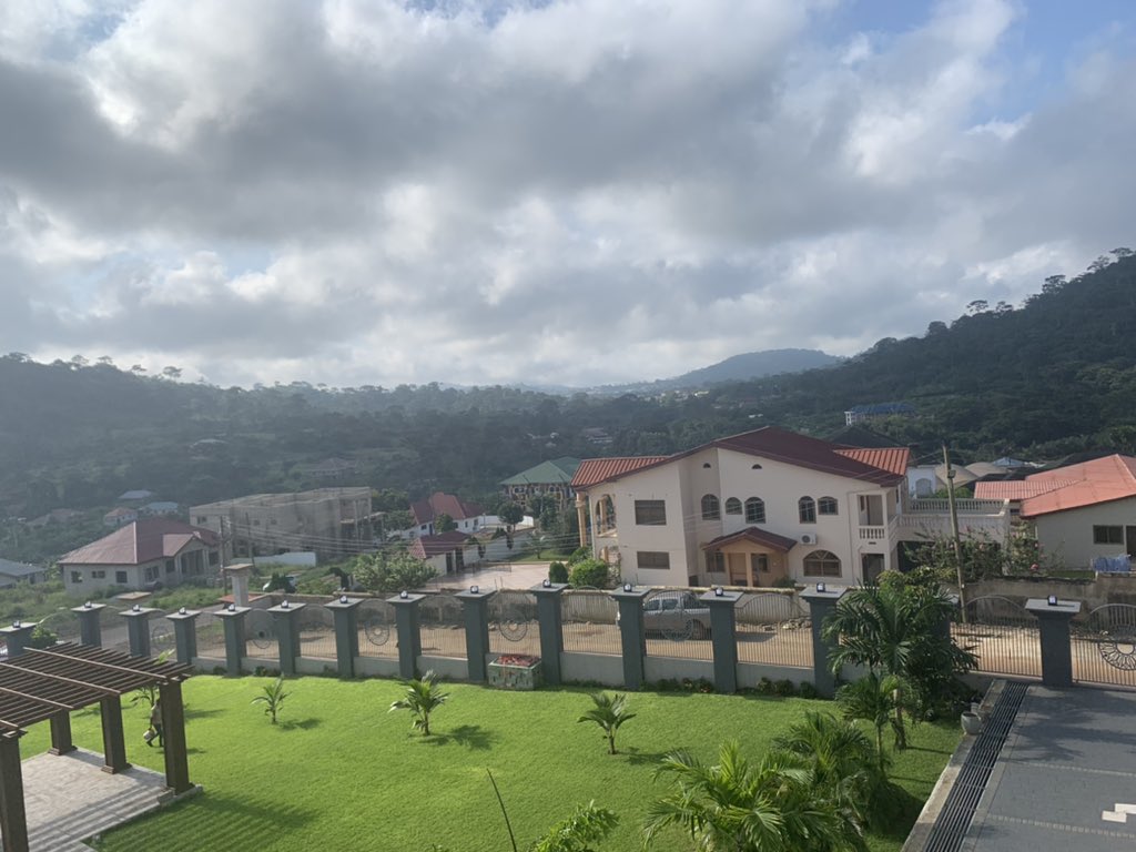 GabbyDarko's tweet photo. Spent last night up in the hills of Kwahu.  Lovely cool weather, no mosquitoes.  Just serene bliss.  Made me miss my student days at St Peter’s. https://t.co/Q2NJsUd8dg