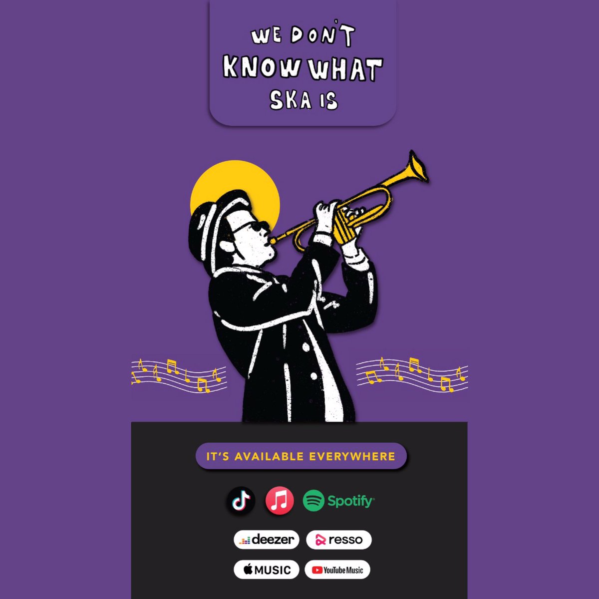 𝐖𝐞 𝐃𝐨𝐧𝐭 𝐊𝐧𝐨𝐰 𝐖𝐡𝐚𝐭 𝐒𝐤𝐚 𝐈𝐬 single terbaru dari kita sudah bisa diperdengarkan di semua layanan music digital kesukaan kalian Gobs! 🎧🎼🎺

#WeDontKnowWhatSkaIs #NewSingle #OlegunGobs