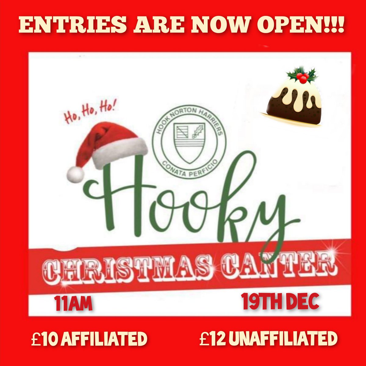 ‼️Hooky Christmas Canter Entries are Now Open‼️

Enter here ⬇️
runbritain.com/entries/EnterR… 
We can't wait to see everyone back 🎄🎅☃️
