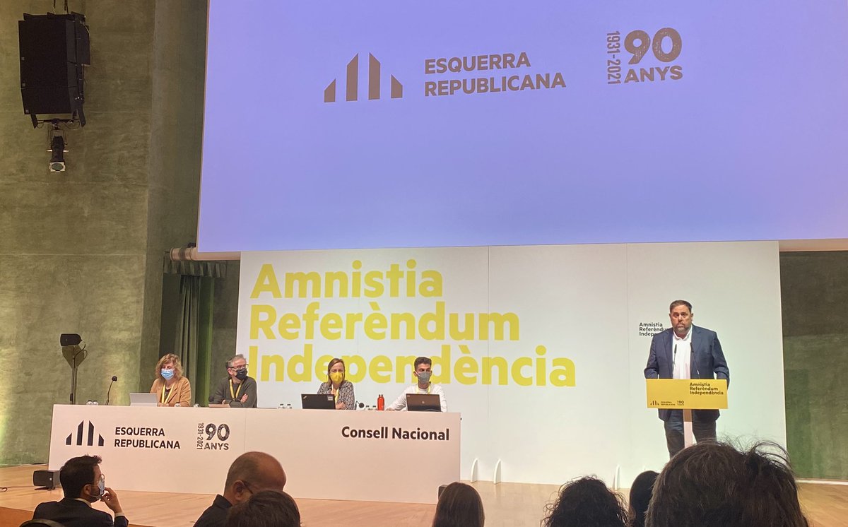 fxlazaro's tweet photo. Al #ConsellNacional d’ERC 
Avuu, més que mai, orgullòs de pertanyer a aquest històric partit i formar part de l’estructura
No deixarem ningú a l’estacada!
#amnistia #referendum #independència https://t.co/Ie07m5Kx3L