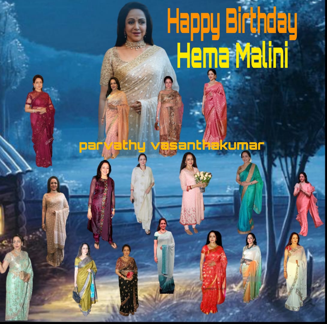 Happy birthday
Hema malini  