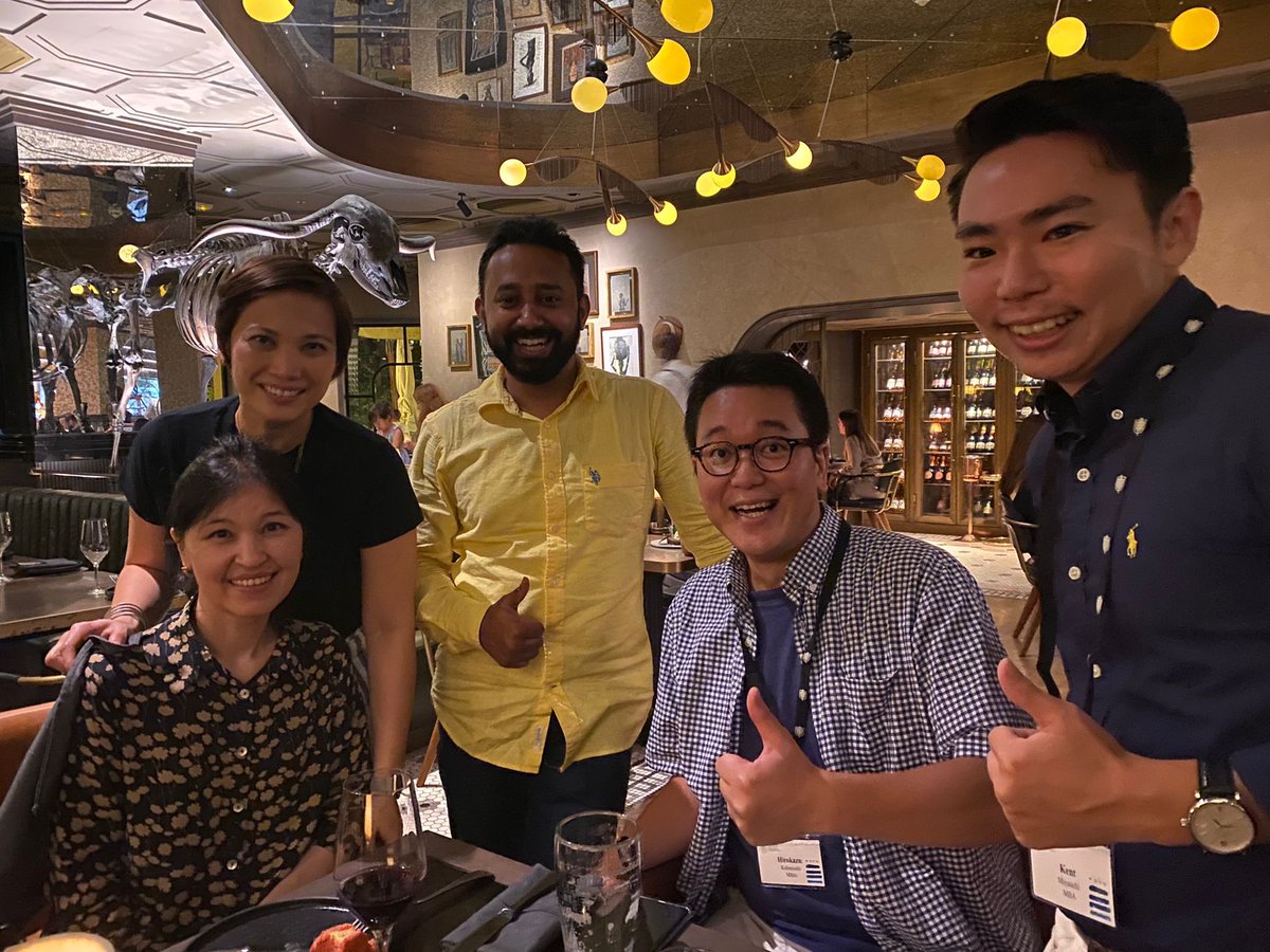 BugendaiTech's tweet photo. Embracing the sweet and enthusiastic sense of togetherness in #Dubai at The Meat Company alongside Hult graduates as well as current students from #japan , #kazakhstan , #uae.#GITEX2021 #Dubaidiaries #BugendaiOhana #Bugendaitech #uaeinnovates https://t.co/UN8lPUVQEd