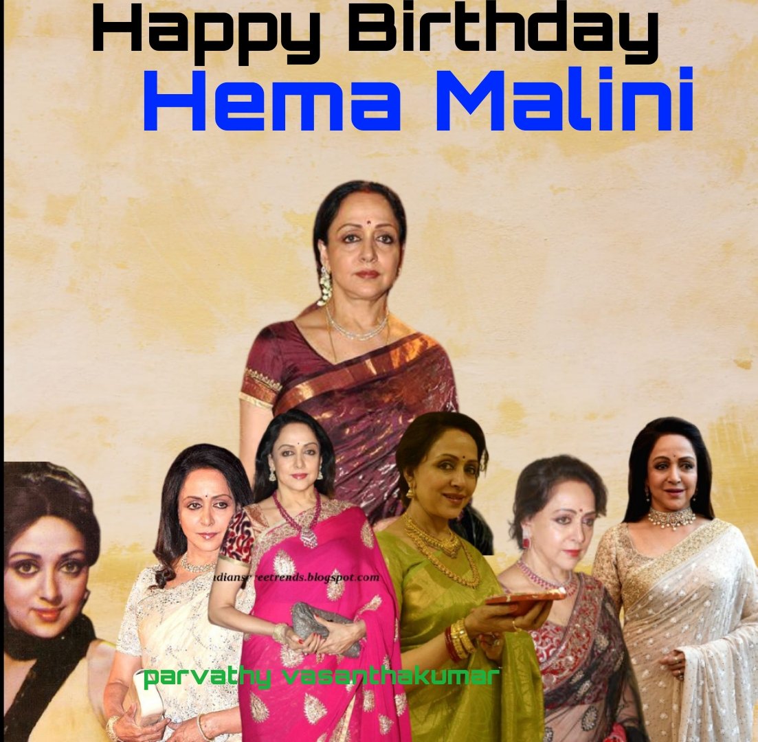 Happy Birthday hema malini 