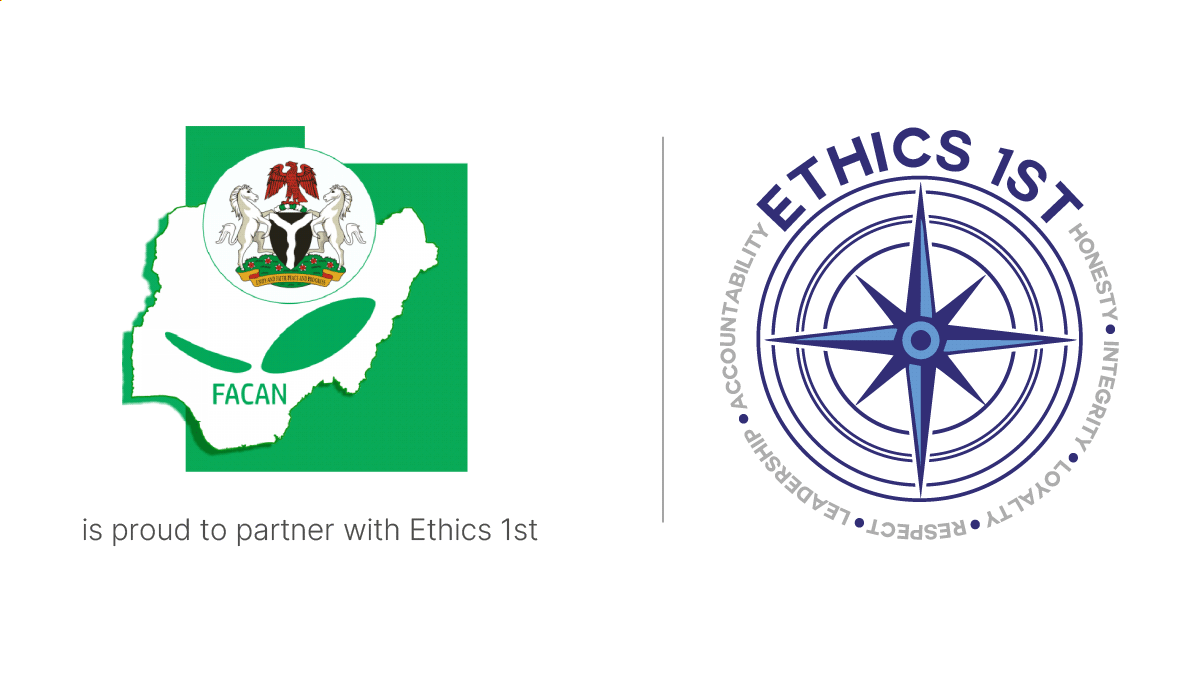 cipe_ethics1st's tweet photo. Ethics 1st is pleased to announce our partnership with @FacanNigeria.
We're looking forward to bringing the benefits of Ethics 1st to FACAN's members in Nigeria's agricultural sector.
Learn more about #Ethics1st & join our ecosystem β https://t.co/pkVlpkAeOT
@CIPEAfrica https://t.co/JKNkedszkD