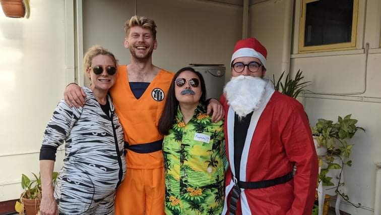 #HappyHalloween from Goku, Santa, and Magnum P.I. (Special shout out to The Mummy)