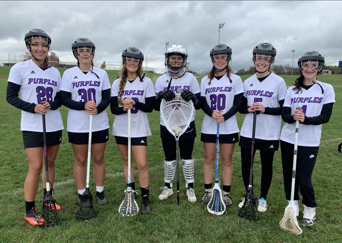 Purples at the Sayre Stick or Treat 🎃7v7 Lacrosse. Well done ladies!🥍