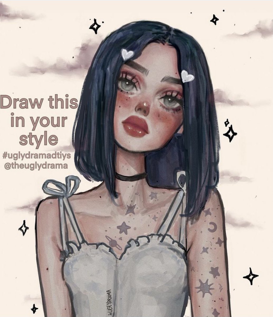 lkate_art's tweet photo. My version of #DTIYS by @theuglydrama back in April, 2021. 

#digitalart #drawthisinyourstyle #dtiyschallenge #artist https://t.co/FOlFnGjCtX