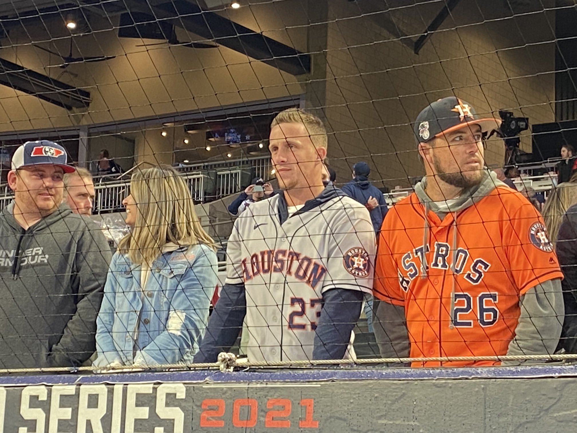 Brian McTaggart on X: Myles Straw is here repping Astros   / X