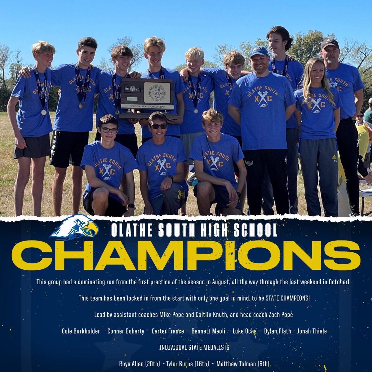 STATE CHAMPIONS!   LET'S GO!!!!!