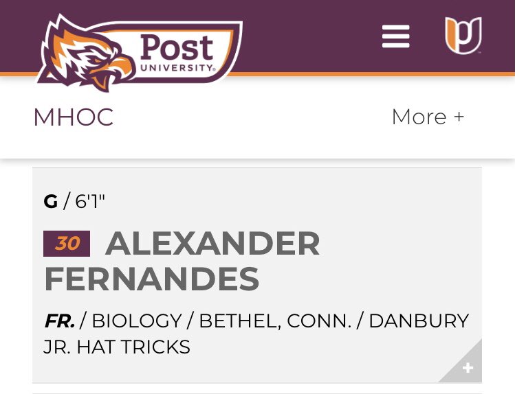 BitBetterDaily's tweet photo. Another former player who makes me beam with pride as he advances to @NCAAIceHockey for the @Post_MensHockey program!
Congratulations, Alex! Well EARNED!
#ColonialsJrHatTricks https://t.co/o3aGJFZGI4