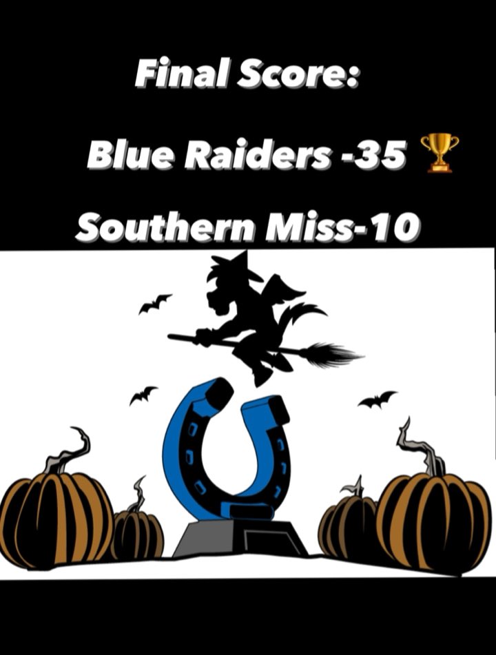 MTSUHomecoming's tweet image. Final Score 😎⚡️