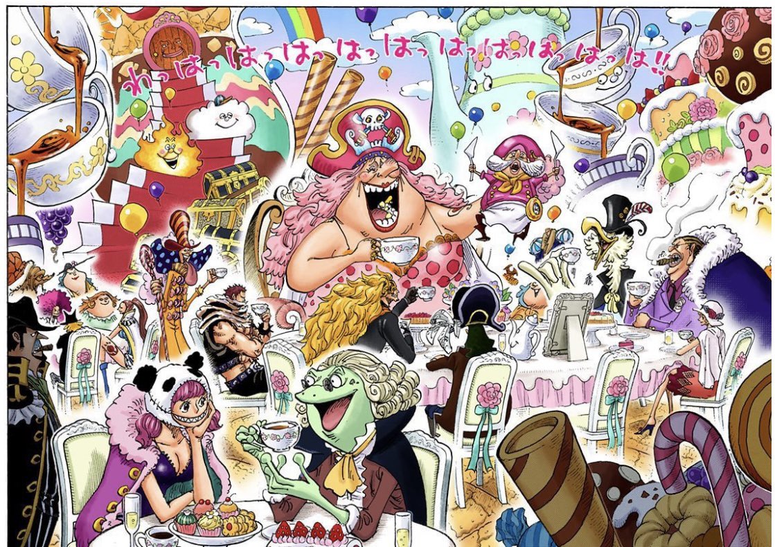 ユデロンyuderon ワンピース考察 Twitter પર ワンピース ハッピーハロウィン ワンピースのハロウィンは 861話 8 ハ ロ6 ロ 1 イン ハロイン ビッグマムがプレゼントをもらい カボチャではなく ドアがくり抜かれ お茶会が始まった T Co