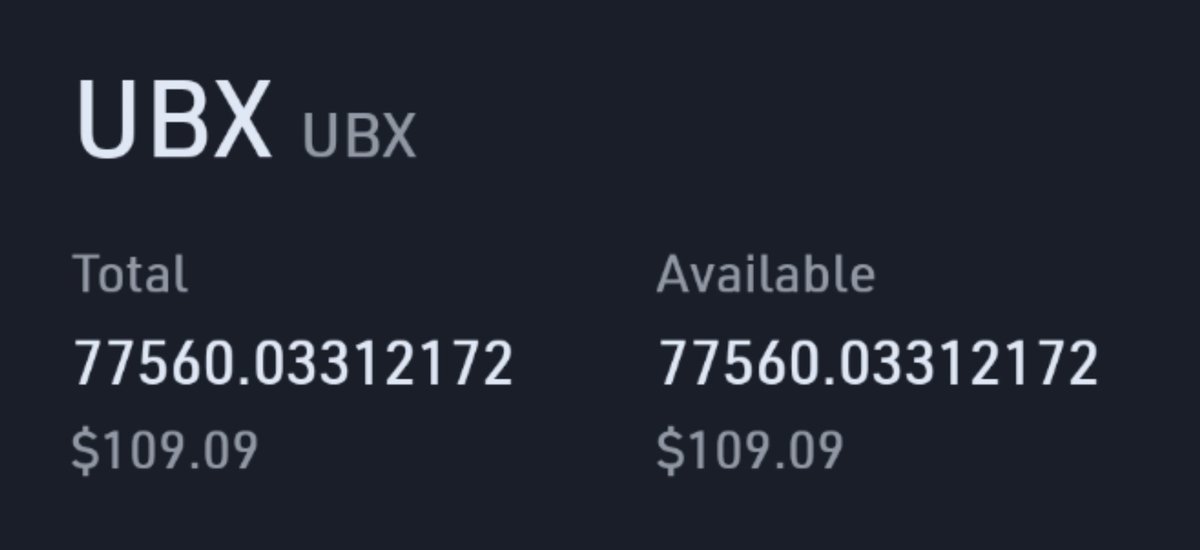 Bisquick_622's tweet photo. Who wants $UBX? [Spring cleaning KuCoin wallets]
Just like the post and I'll pick someone https://t.co/ryFXrZIS0Y