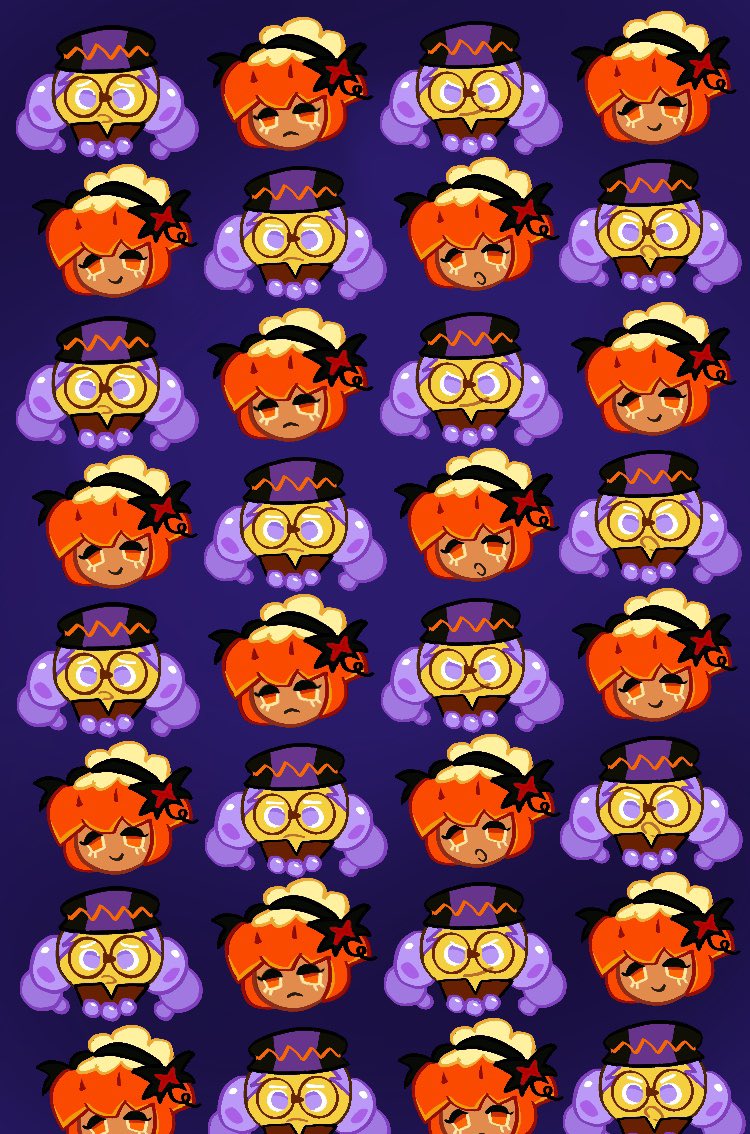 sketchiemix's tweet photo. I made a little Halloween background with Pumpkin Pie and Alchemist cookie!
•
•
•
#cookierunkingdom #cookierun #cookierunfanart #fanart #halloween2021 #halloweenart #cuteart #pumpkinpiecookie #alchemistcookie #digitalart #digitalartist https://t.co/9uIwwyiRMO