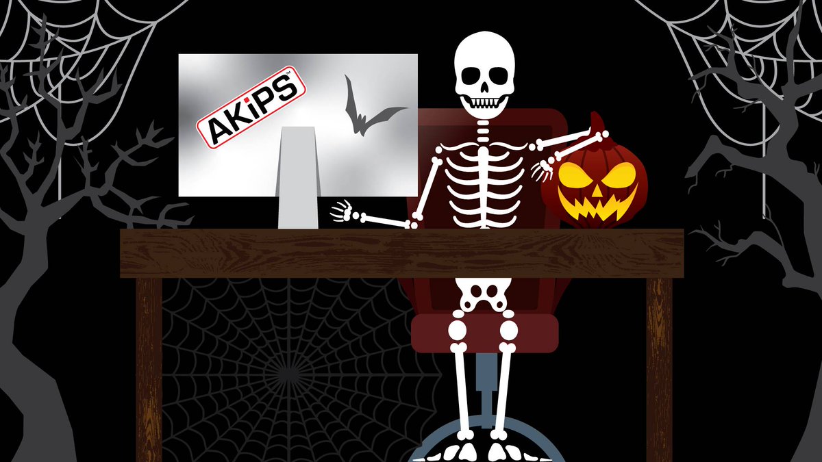 Don't be spooked by your network! The AKIPS team have been working our fingers to the bones to create the best network-monitoring software on the market. Check it out 📩 sales@akips.com

#EDU21 #EDUCAUSEShowcase #networkmonitoring #halloween