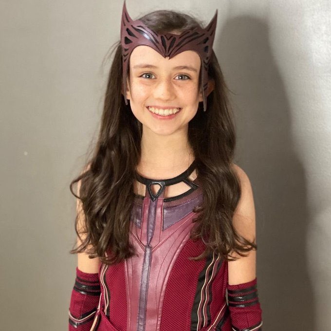Michaela Russell as The Scarlet Witch