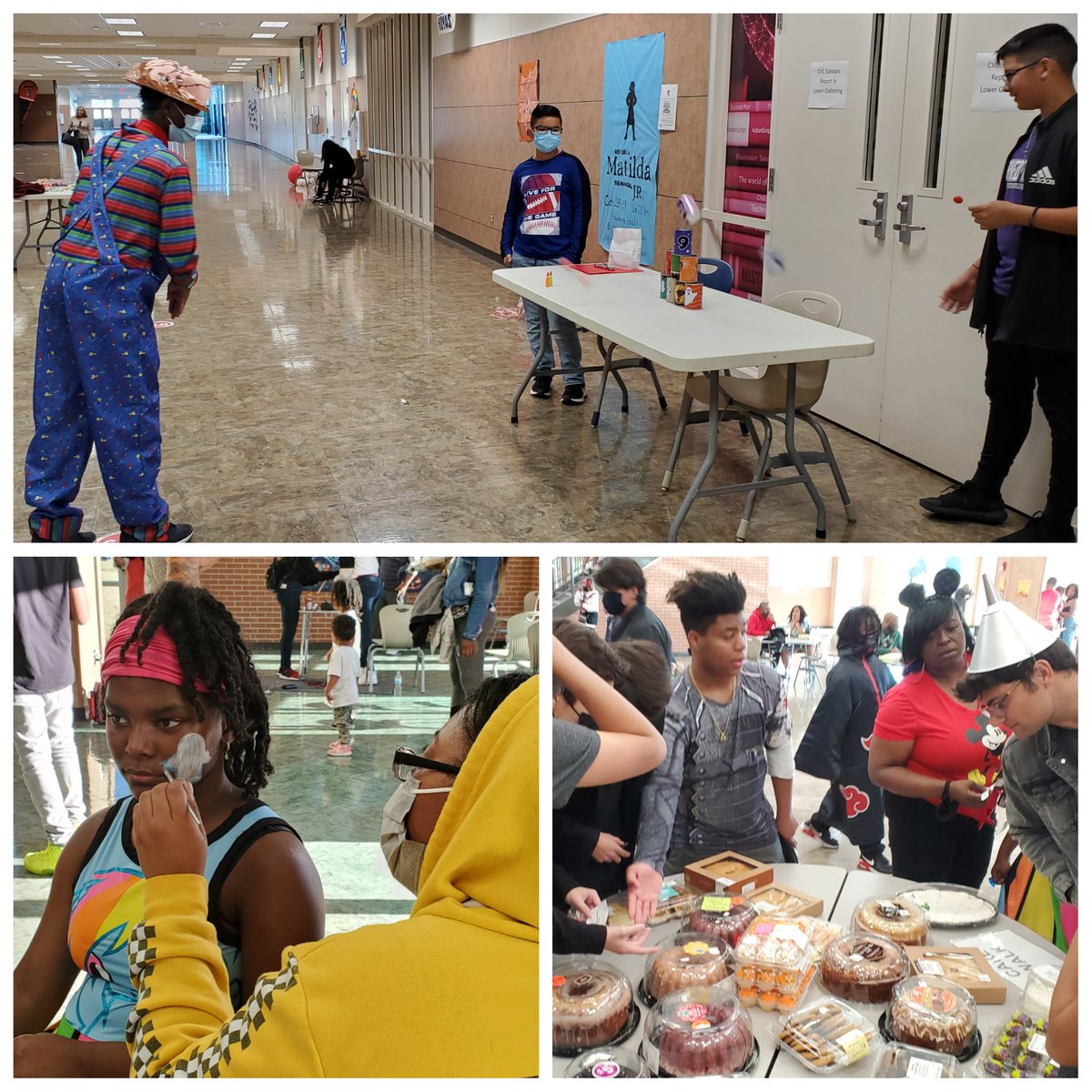 CHISDFACE1's tweet photo. Today's Fall Festival at @collegiate_ch put on by @PTSACHCA was terrific! There's still time to join in on the family fun! Their Haunted Forest is up next from 6-9pm. @CHISD_PTA @jdedmun @cedarhillisd https://t.co/Sw2hfTp95y