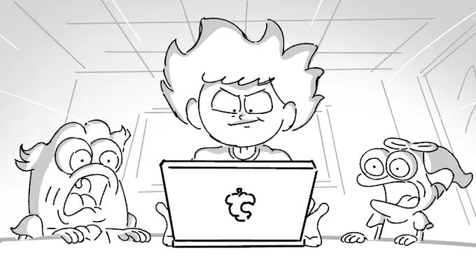 also pls go follow my board partner silver on insta @ silvernotpaul / @ParmySean !! He's genuinely one of the best draftsmen i know and bouncing ideas around w him for these eps was so incredibly fun (panel by him hehee) 