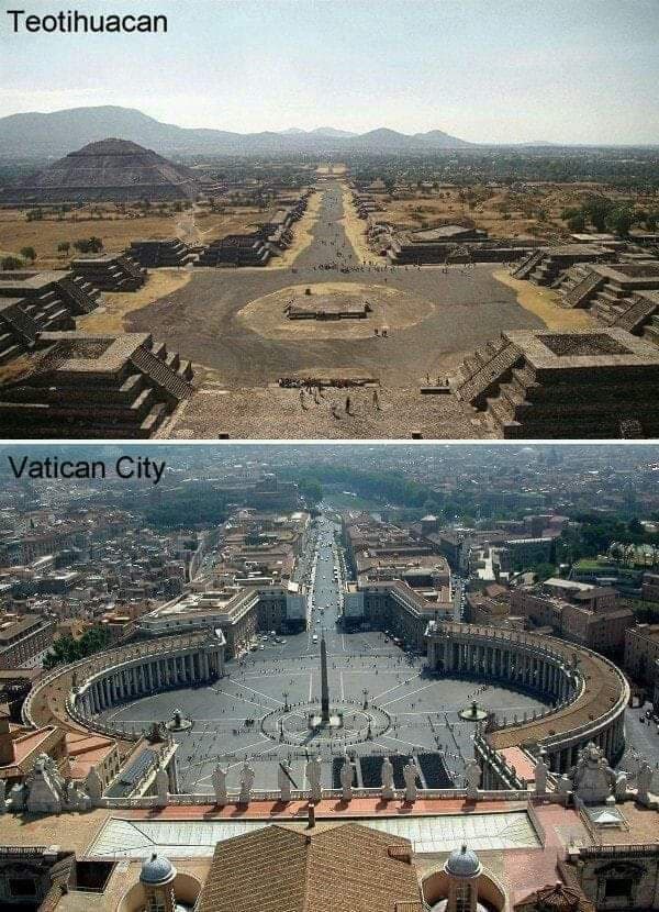 MC_Floh's tweet image. 1. #CosmicMap (used by ancient Armenians &amp;amp; Druids)
2. #StepPyramids all over the world
3. Ancient #Architecture &amp;amp; Stylistic Elements worldwide
4. #Teotihuacan (Aztecs) 🇲🇽 vs. St. Peter&apos;s Square 🇻🇦

#Connections #worldwide #Step #Pyramids #Pyramid