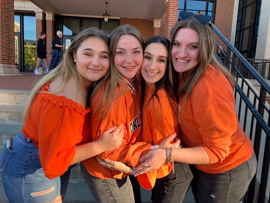AOII sisters at their very first OSU HOCO! #gopokes #aoii #SistersInLaw