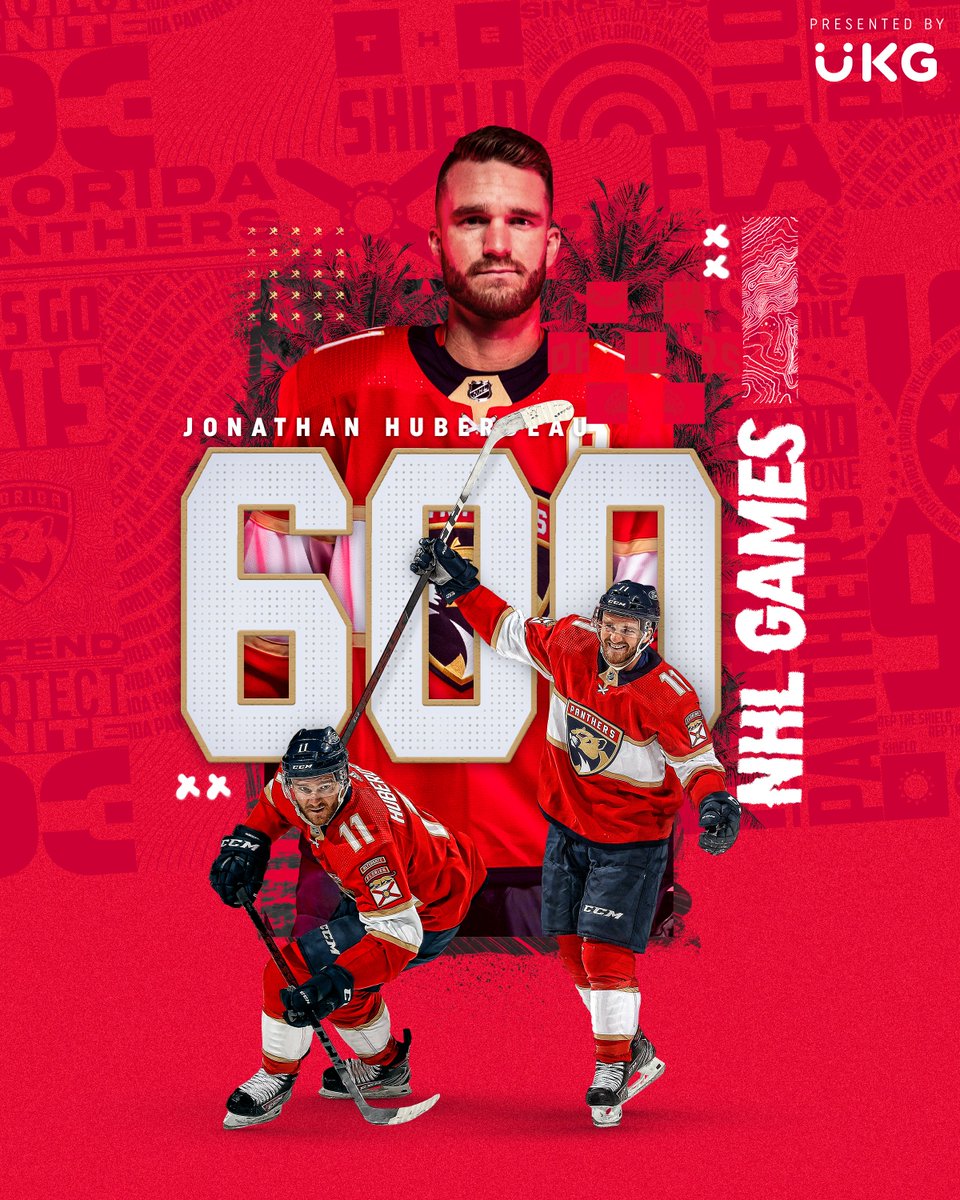 Every single one as a Panther 👏 Congrats @jonnyhuby11!! #FLAvsBOS | @ukginc