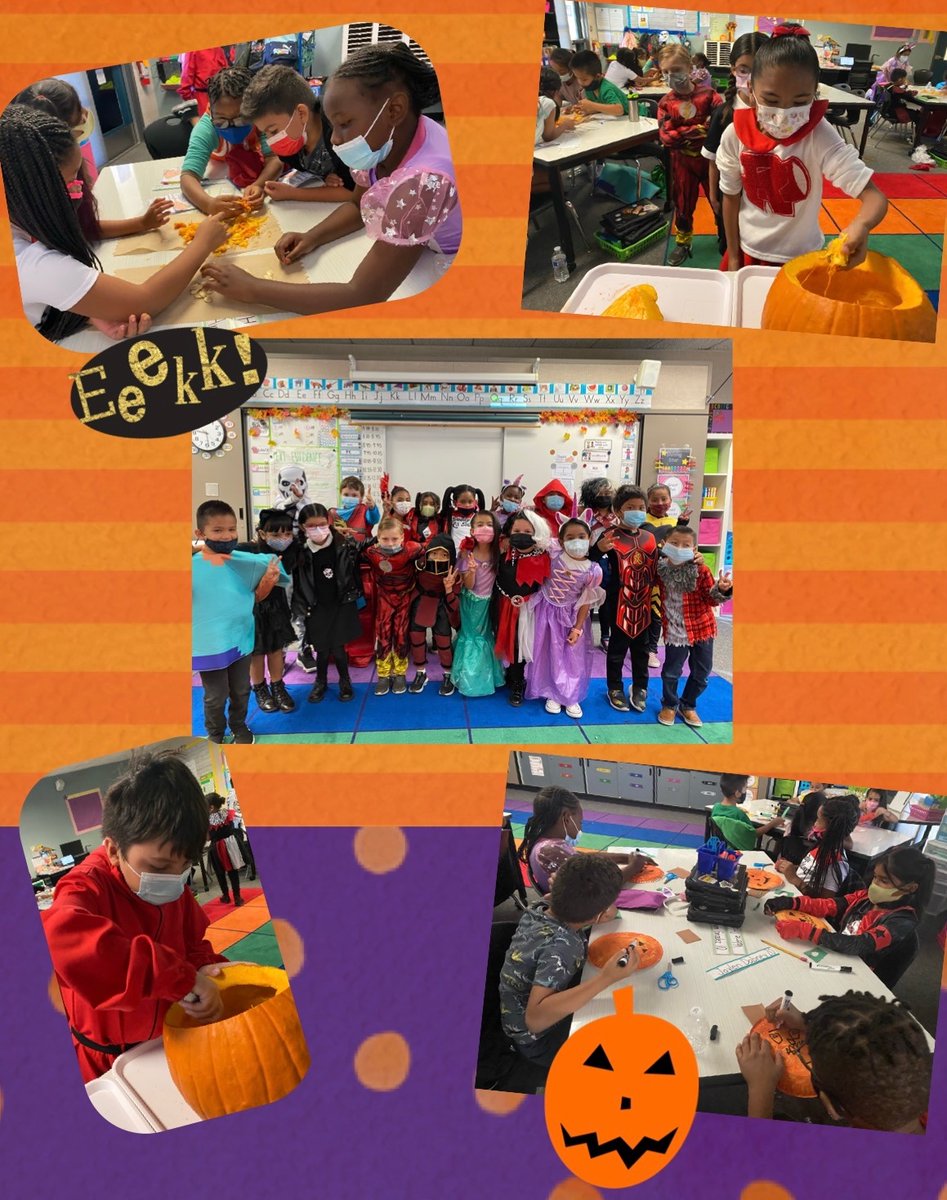 Vixysticks's tweet photo. These little pumpkins had a blast investigating pumpkins, recording the data, and drawing Jack-o-lanterns! πππππππππ
#SpookySecondGraders
@vvusdbethune https://t.co/baEGNFsnfs