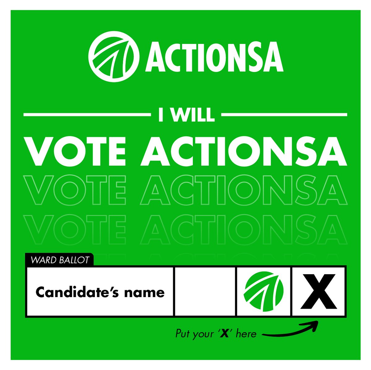 We are ready! #VoteActionSA