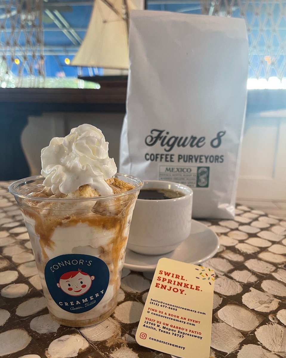 Fall fixin's at Garbo's: pumpkin pie, @connorscreamery pumpkin spice soft serve topped with candy corn and caramel sauce 🤤, Garbo's Blend coffee made by @figure8coffeepurveryors, and we've got a coffee and butter pecan stout beer on tap!
-
-
-
#fallyall #austineats