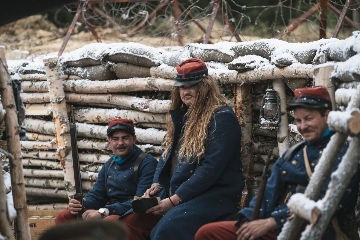 sabaton's tweet photo. Here's a sneak peek of what happened behind the scenes and how the video came together...
- Can you guess when the video was shot? 😉
BTW.. You'll need to watch it, again: 👉🏻 https://t.co/pbKlg0XcoY 😎 https://t.co/XxTc5Jm653