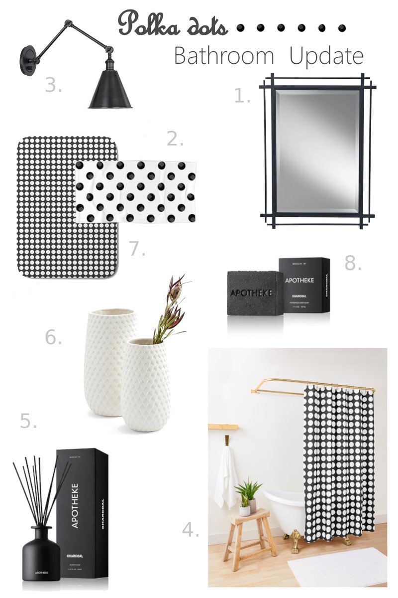jo_artbyjwp's tweet photo. Polka dots bathroom decor 
https://t.co/JlNwOCUuV5

#Homedecoration #homedecorideas #decoration #prints #printsforsale #shop #bathdecor #bathroom #decor #bathmat #blackandwhite #bathaccessories #dotspattern https://t.co/aCbOEzFavI