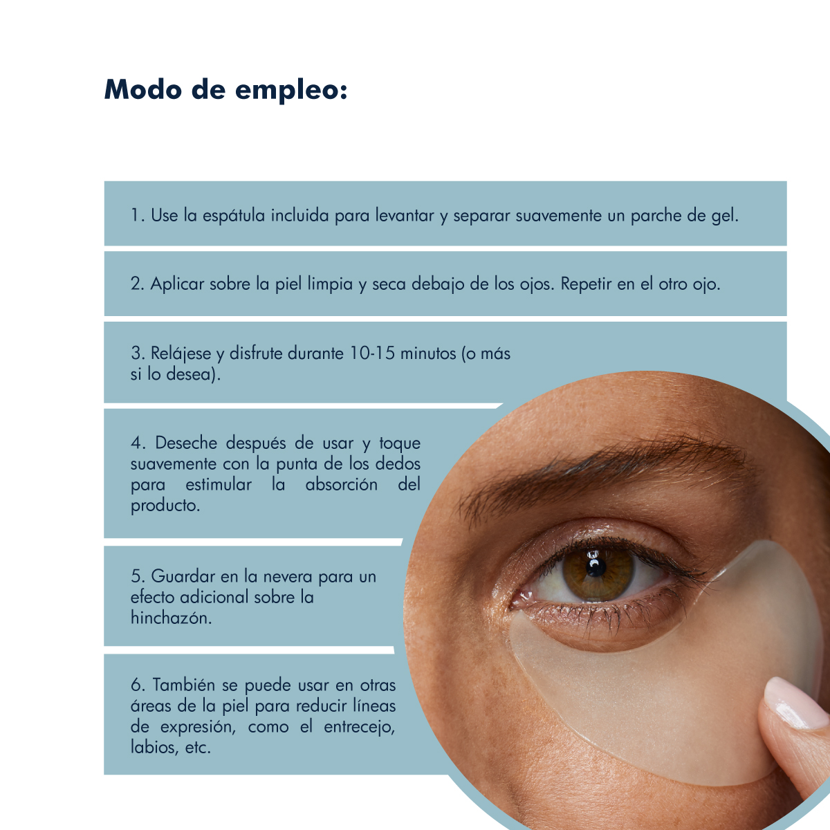 xlash_es's tweet photo. Los #parches de hidrogel de #Xlash son un cóctel rejuvenecedor 💆‍♀️ que mejora la apariencia de líneas de expresión y patas de gallo. 💫 Los contornos de tus ojos se sienten frescos, revitalizados e hidratados. 💫

🛒 https://t.co/109JLxwahg https://t.co/fMxt1uNPDn