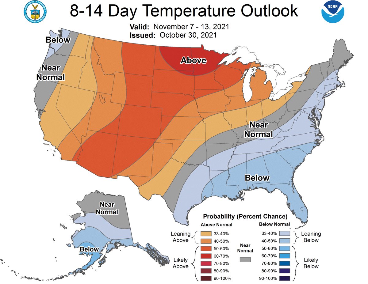 Ronh999's tweet image. NWSCPC 6-10 &amp;amp; 8-14 day forecasts made on Oct 30. #Natgas cpc.ncep.noaa.gov/index.php