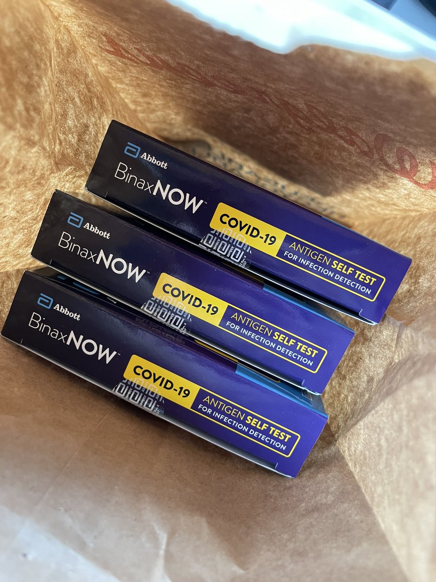 Mama326's tweet photo. Spending me Saturday shopping for COVID tests for my staff to follow the most recent order from @GovMurphy 
Make testing more accessible for the child care workers you are requiring to get tested in order to work! https://t.co/a6X97fZuLv