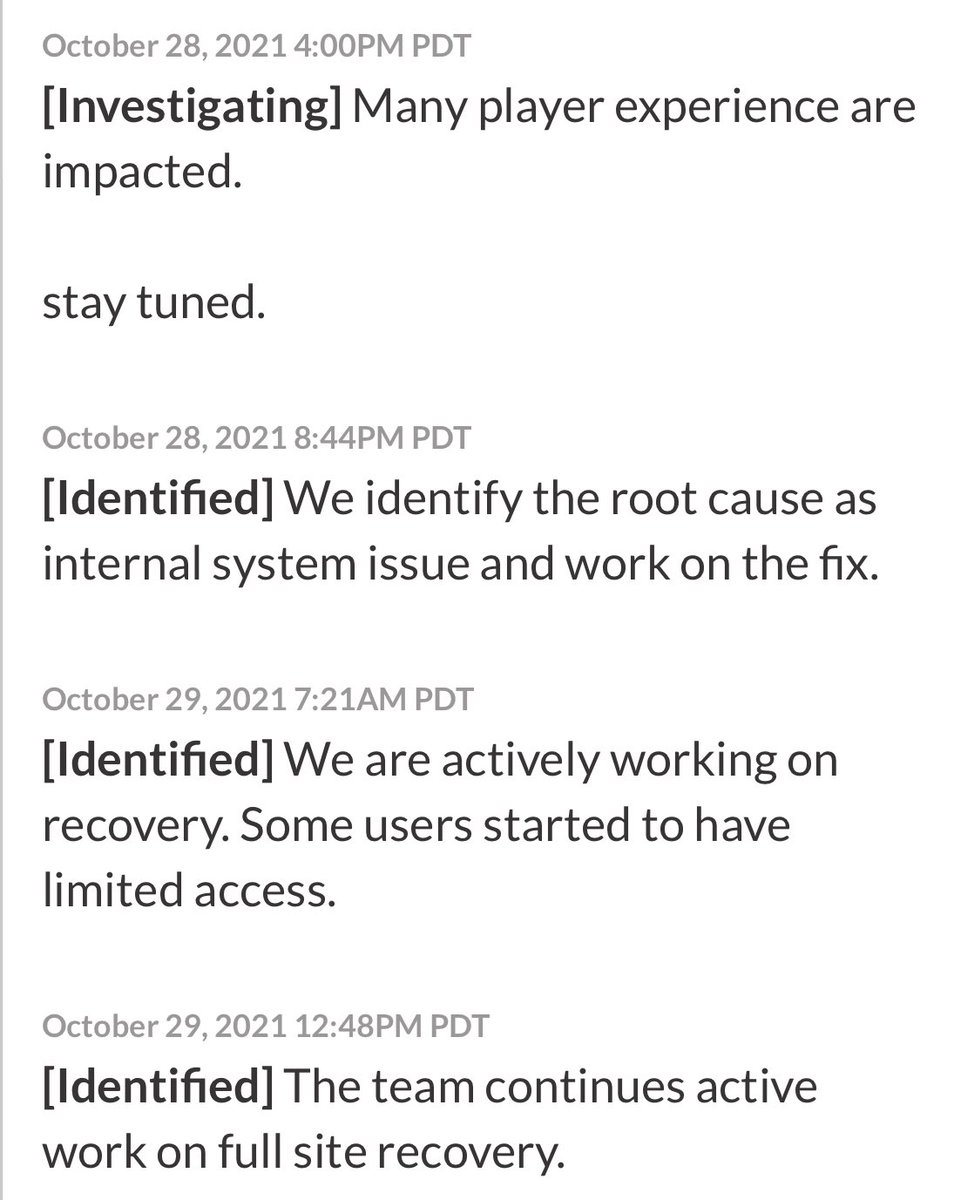 Roblox Down and Having Server Issues This October 21