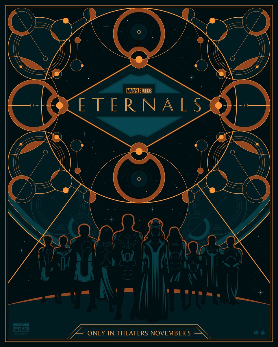 TheEternals's tweet photo. An Eternal purpose.🌟 Check out the fourth in a series of artwork inspired by Marvel Studios’ #Eternals. Don’t miss the cinematic event only in theaters November 5. Get Tickets NOW: https://t.co/zCpW4dVkUR 

Artwork By: @aracelymunoz_ https://t.co/seZHm3Jx0t