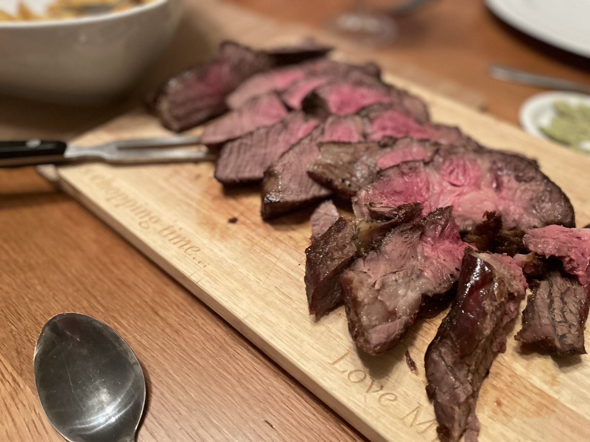 kjverity's tweet photo. Tender on the bone Ribeye cowboy steak rested with @sublimebutter bearnaise butter and served with crispy fries and onion rings and petit pois. Perfect steak night. #steak #bearnaise #ribeye #steakandchips #foodporn #weekend #foodpic #pickoftheday #mediumrare https://t.co/Gw4BOMOIlC