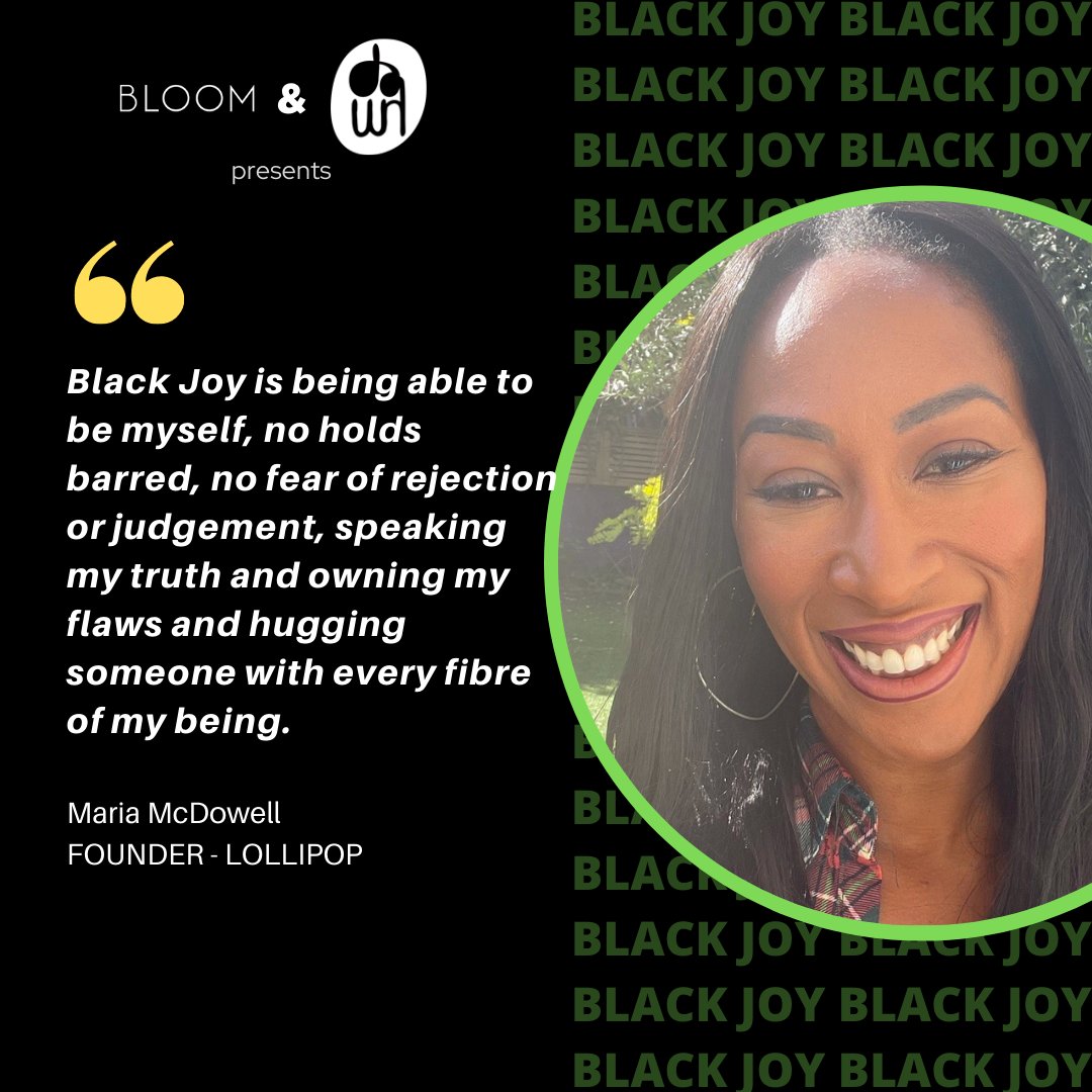#Day30/31 and on Saturday evening we bring you the marvellous Maria McDowell (she/her), founder of Lollipop Mentoring.

#mentoring #blackjoy #beingme