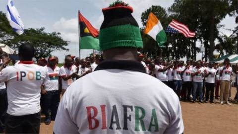 SaharaReporters's tweet photo. IPOB Condemns, Disowns Biafra National Guard Over ‘Nefarious, Criminal Activities’ | Sahara Reporters https://t.co/FdMcLlspV1 https://t.co/ApdqFXGHzv