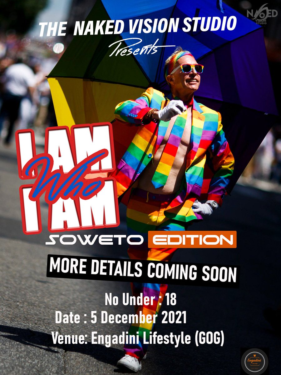 NakedVisionSA's tweet photo. The official of the official..
#IAmWhoIAm
#NVS
#PrideContinues https://t.co/0lfDbNNJhg
