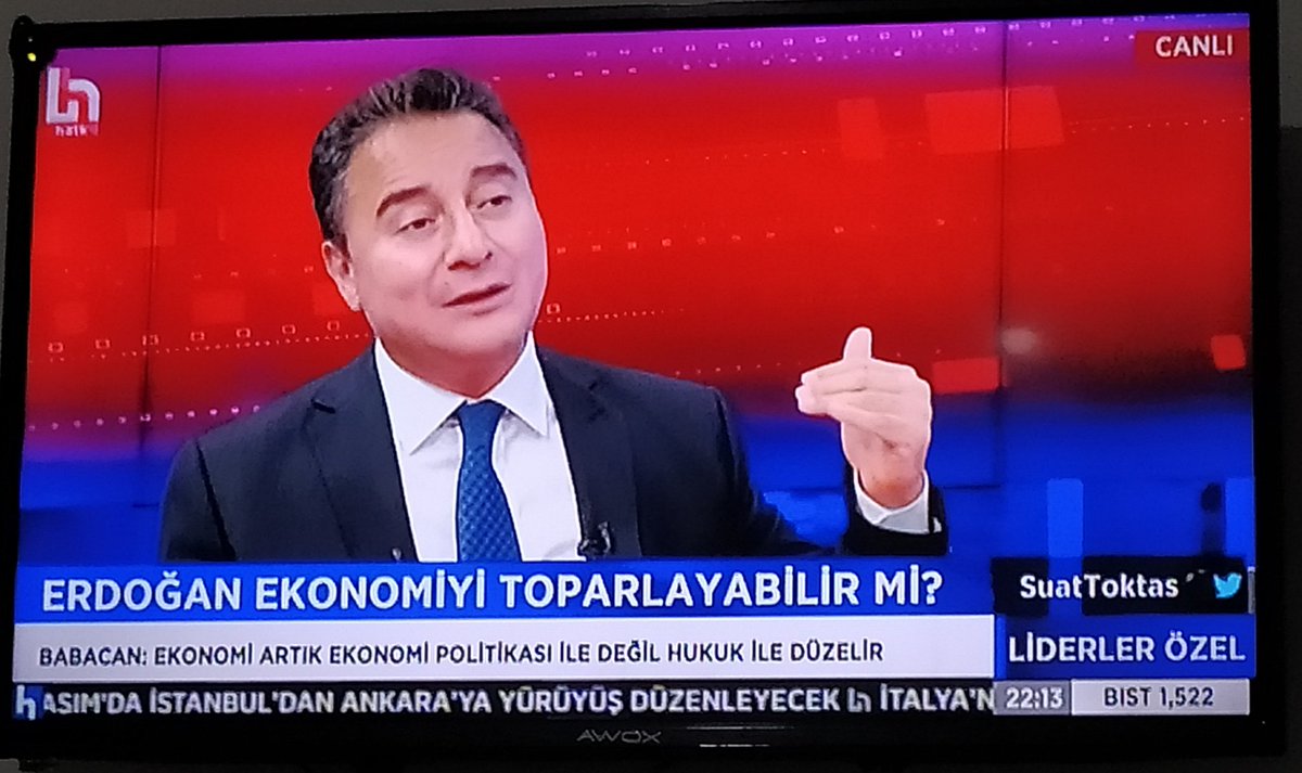 BABACAN: Ekonomi artık ekonomi politikası ile değil hukuk ile düzelir.
<a href="/burhanaksoy/">Av.Burhan Aksoy</a> <a href="/gencdevagm/">Genç DEVA</a> @Bitlise_Deva 
#recetebizde