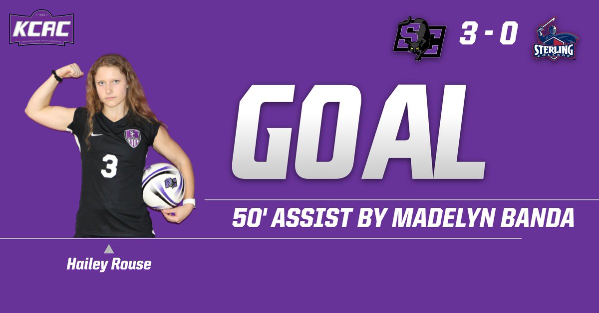 buildersports's tweet photo. WSoc: 50' GOALLL! Madelyn Banda returns to the starting lineup after suffering a long-term injury and plays a fantastic through ball to Hailey Rouse who fires it home for the Builders third!

#moundbuilders #NAIA https://t.co/n7vvQLyfKR
