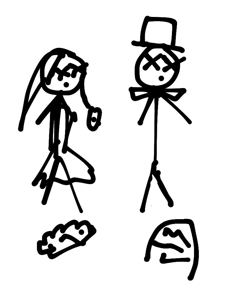 GameNightAtLUX's tweet photo. Good at drawing? How about when you’re given a prompt like “zombie wedding” and have 2 minutes to draw it with your finger? 

Sound like a challenge you’re up for? Well then join us at 9pm GMT for some Drawful and create a masterpiece like this 👇🏽 https://t.co/ci7zUZHxQq