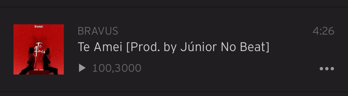 BRAVUS_AO's tweet photo. 100.000 reproduções pelo SoundCloud na música “Te Amei”! ❤️🎉
A BRAVUS agradece a todos os que apoiam direta ou indiretamente. https://t.co/5536ubF52j