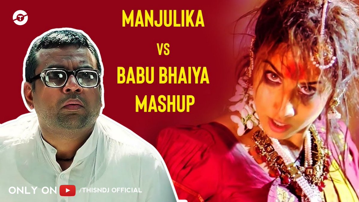 thisndjofficial's tweet photo. Baburao Vs Manjulika Comedy Mashup _ Dialogue mimic _ Babu Bhaiya comedy secens https://t.co/nNwhho5wp9