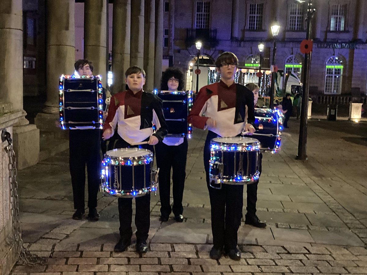 Our drumline absolutely loved leading the #Diwali parade in #Northampton tonight. 
If you’re a young drummer and would like to drum with us we meet at @NIA_Northampton on Thursday nights from 7-9

<a href="/BYBAOfficial/">British Youth Band Association (BYBA)</a> <a href="/drumcorpsuk/">Drum Corps UK</a>