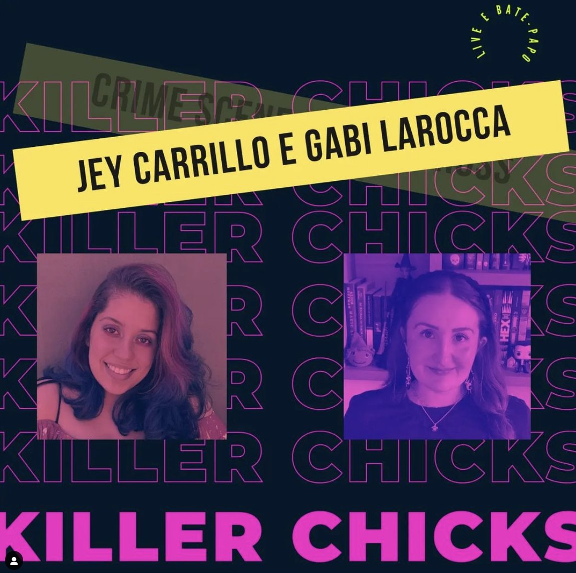 Mundo_Freak's tweet photo. Os especiais do #OutubrodoTerror ainda não acabaram 🎃💀🔥🕯️ Live Killer chicks com @jyngrey e @gabimlarocca no Instagram do @Mundo_Freak. Domingo, às 19h 

https://t.co/qVcL5d0PhB https://t.co/5dVo19ST1D
