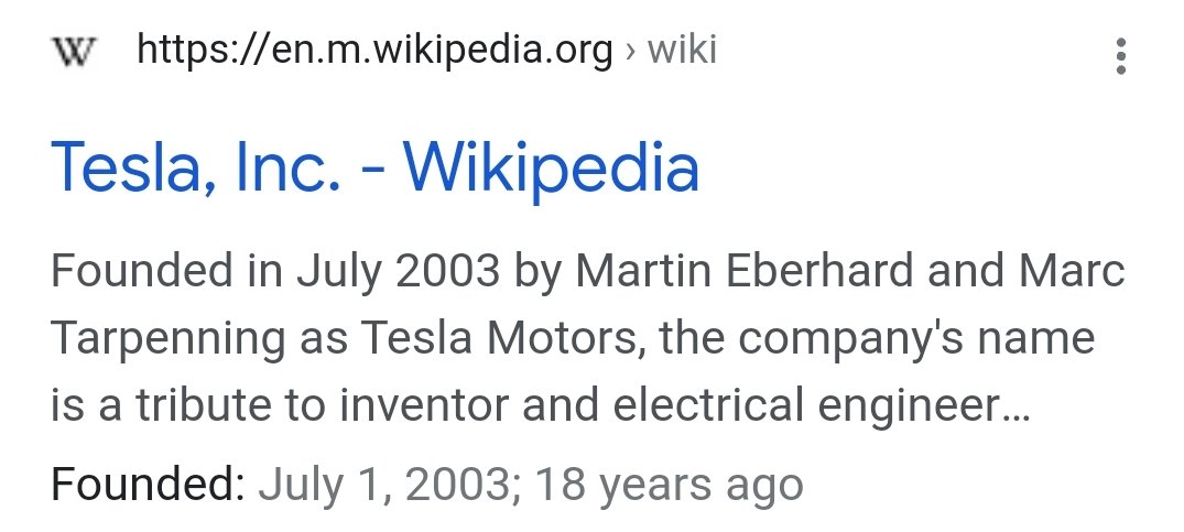 anytimeFXmetal's tweet image. Why $TSLA success belongs to @elonmusk ? #Tesla formerly (2003–17) Tesla Motors, American manufacturer of electric automobiles, solar panels, and batteries for cars and home power storage. It was founded in 2003 by American entrepreneurs Martin Eberhard and Marc Tarpenning