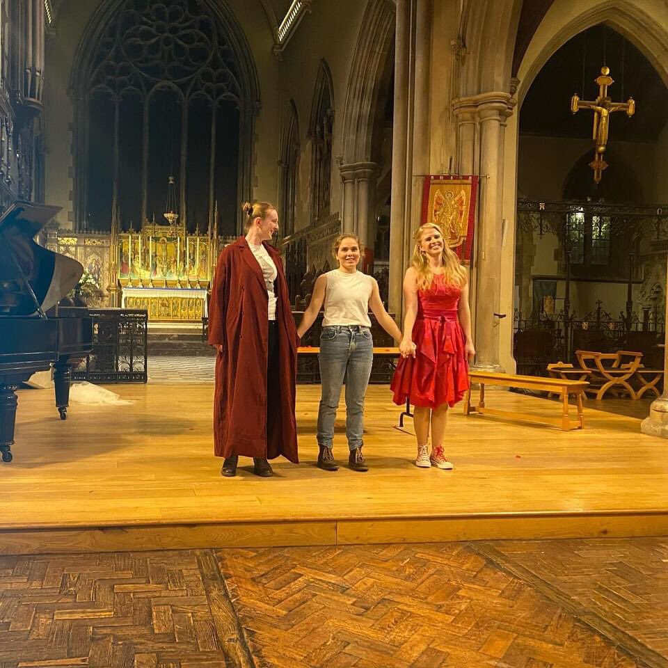 Chloe_Allison27's tweet photo. Buzzing after @MarginaliaPerf’s Juliet and Romeo last night. AND a non-opera person described it as ‘accessible’ - the entire point, hooray! @AnnaLuiseWagner @Rebecca__Hare #MRGNLRomeoandJuliet https://t.co/JfRWgvGN7p